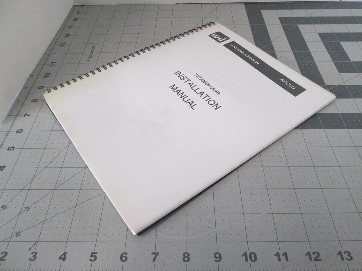 Used Watkins Johnson, Installation Manual, TEOS999/999R, Used