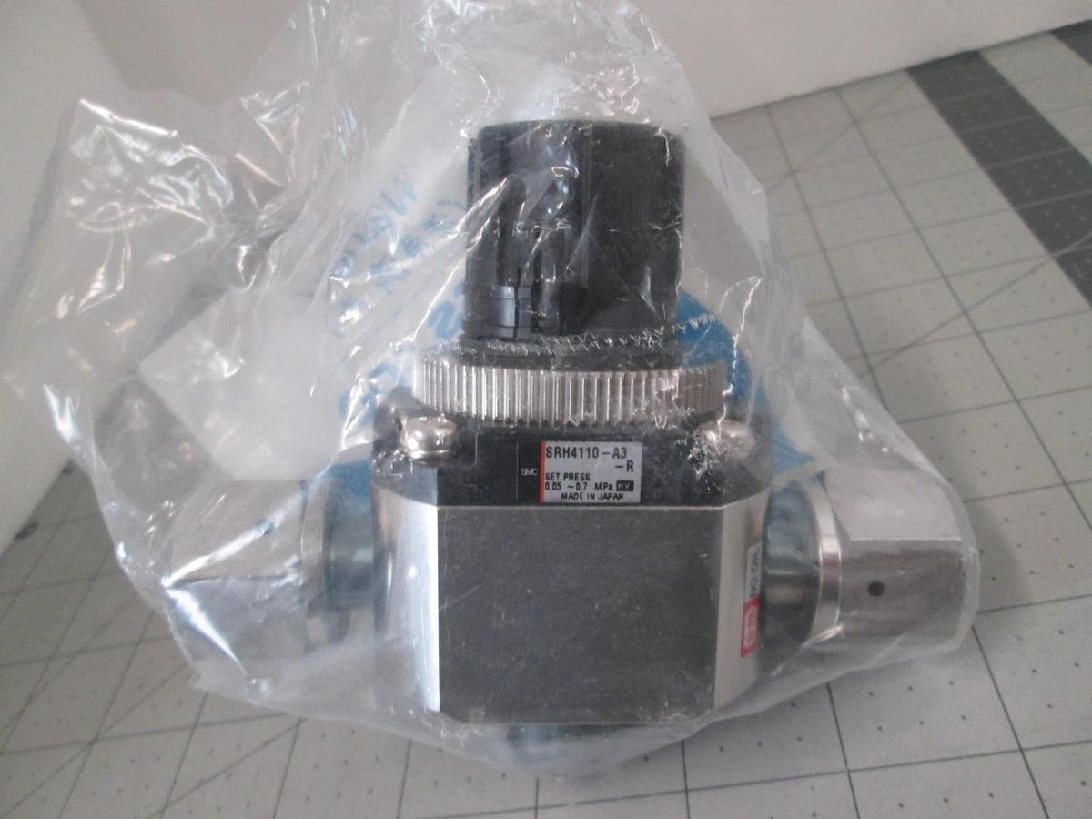 SMC, SRH4110-A3-R, Regulator, Set Press 0.05-0.07 mPa, New