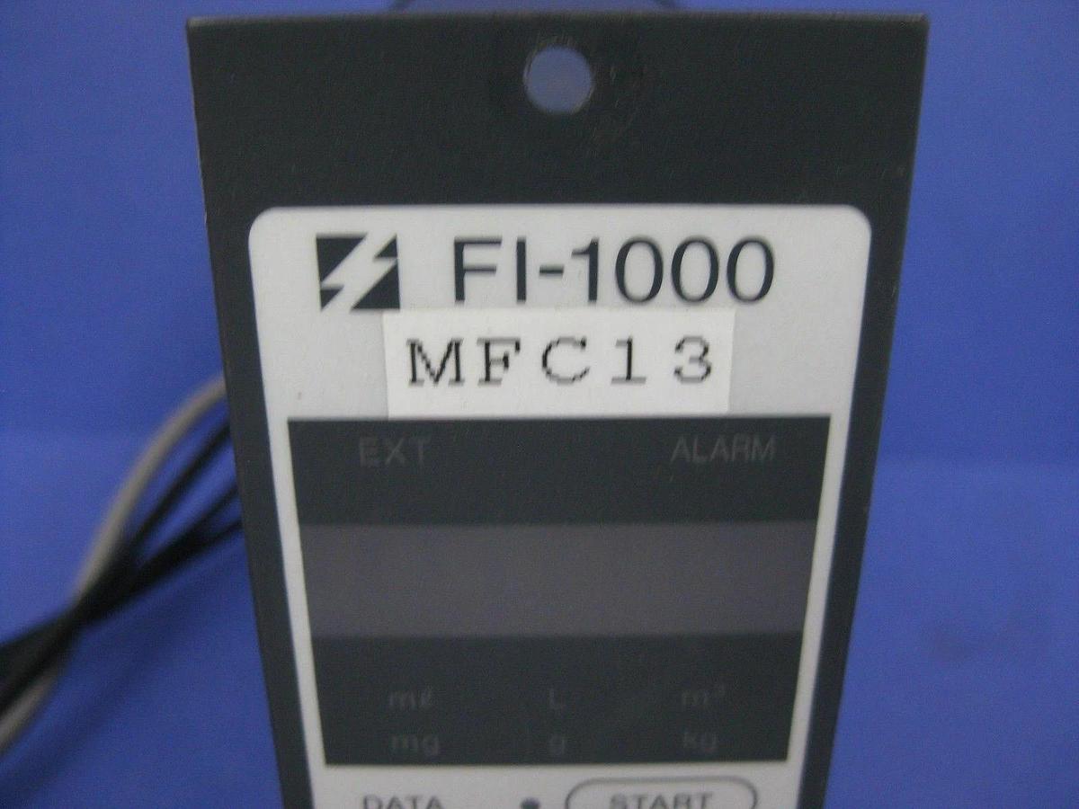 Used TEL Tokyo Electron STEC FI-1000  V1.3  Unit Flow Control for MFC, Used