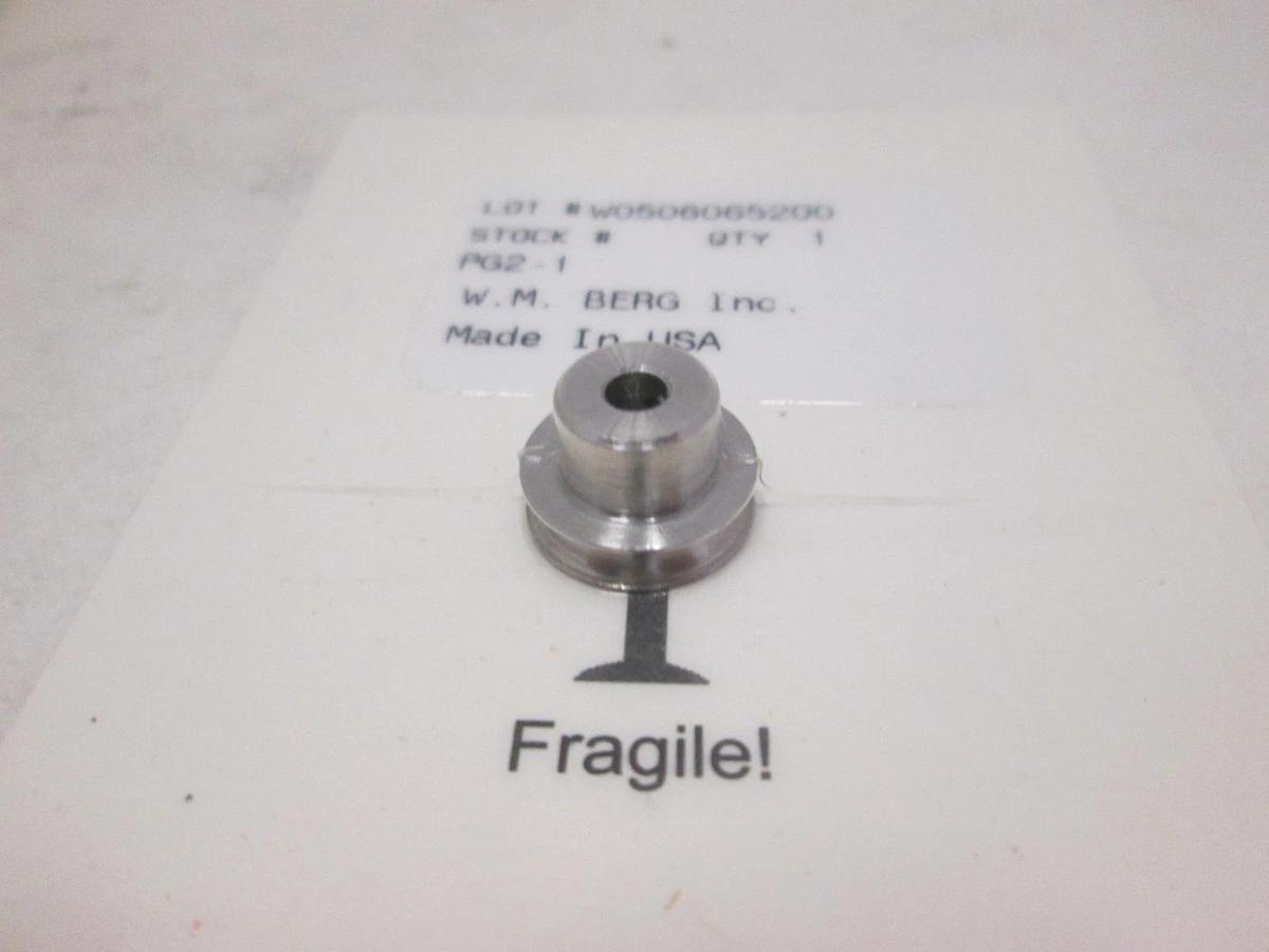 Berg, PG2-1, PULLEY GRV 3/32RND BLT.50OD, New, Lot of 14