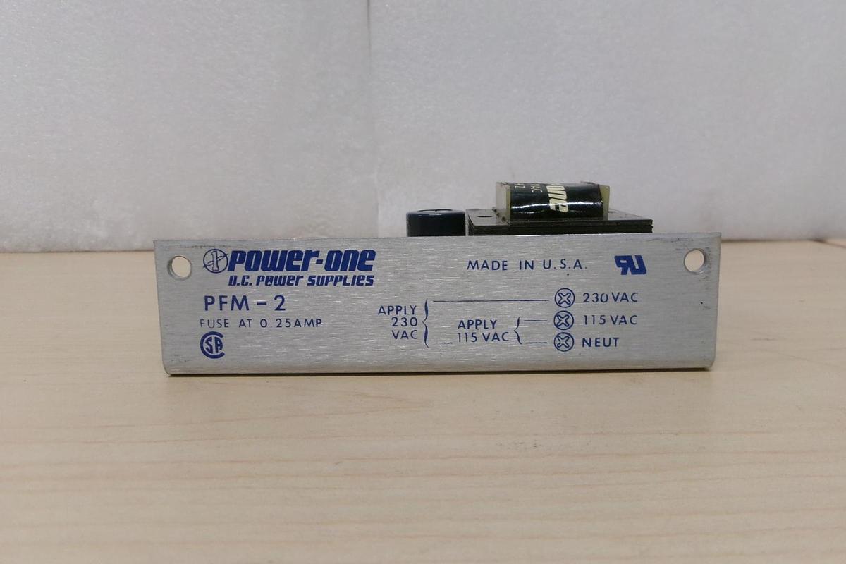 Used Power One, PFM-2, Power Supply, New