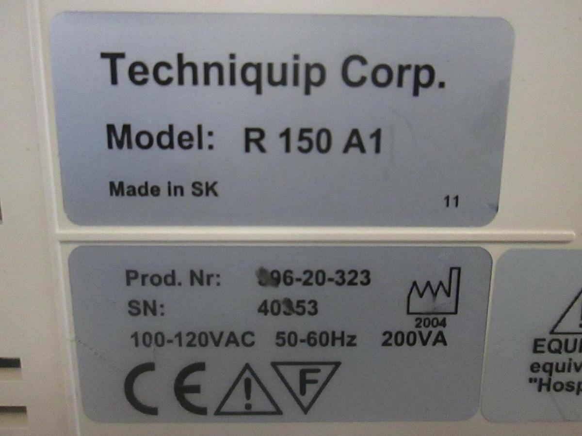 Used Techniquip, Regulated Fiber Optic Illuminator, R 150 A1, 596-20-323, Used