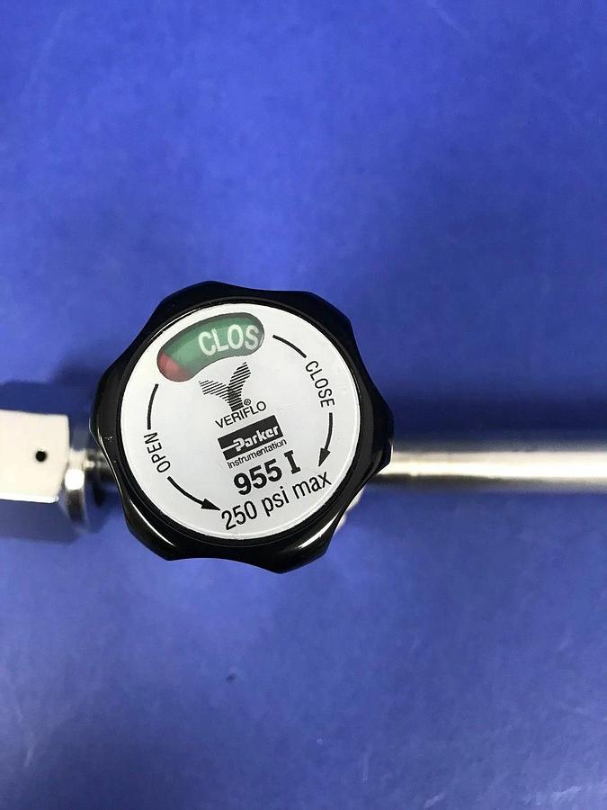 Used Veriflo 955ISFS8TS8 Valve Assy, 1/2" VCR x 1/2" F Swagelok, Used