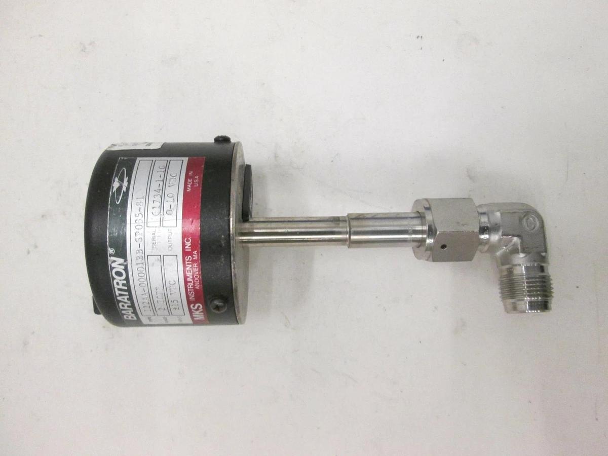 Used Baratron, 122AA-00001BB-SP035-81, 2 Torr Pressure Transducer, Used