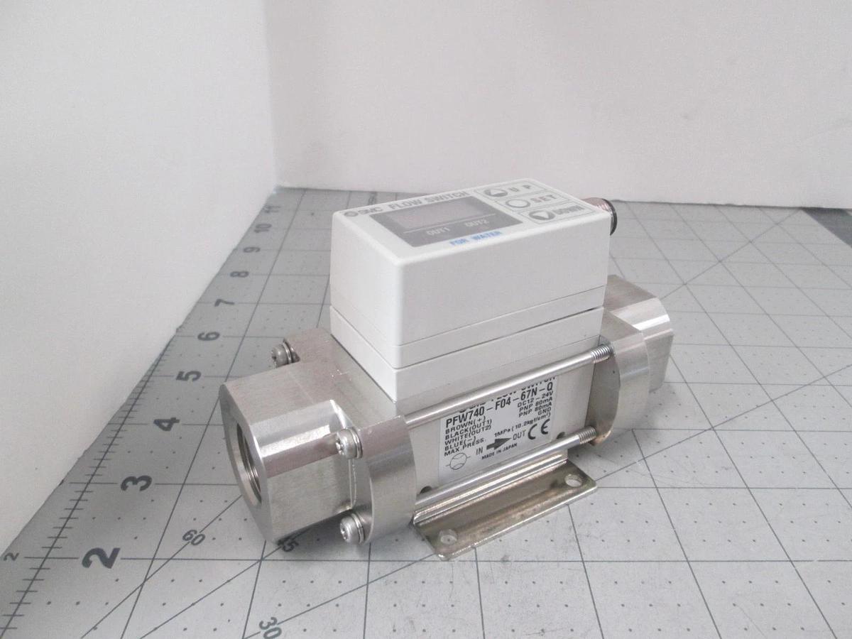 SMC, PFW740-F04-67N-Q, Digital Flow Switch Assy, New