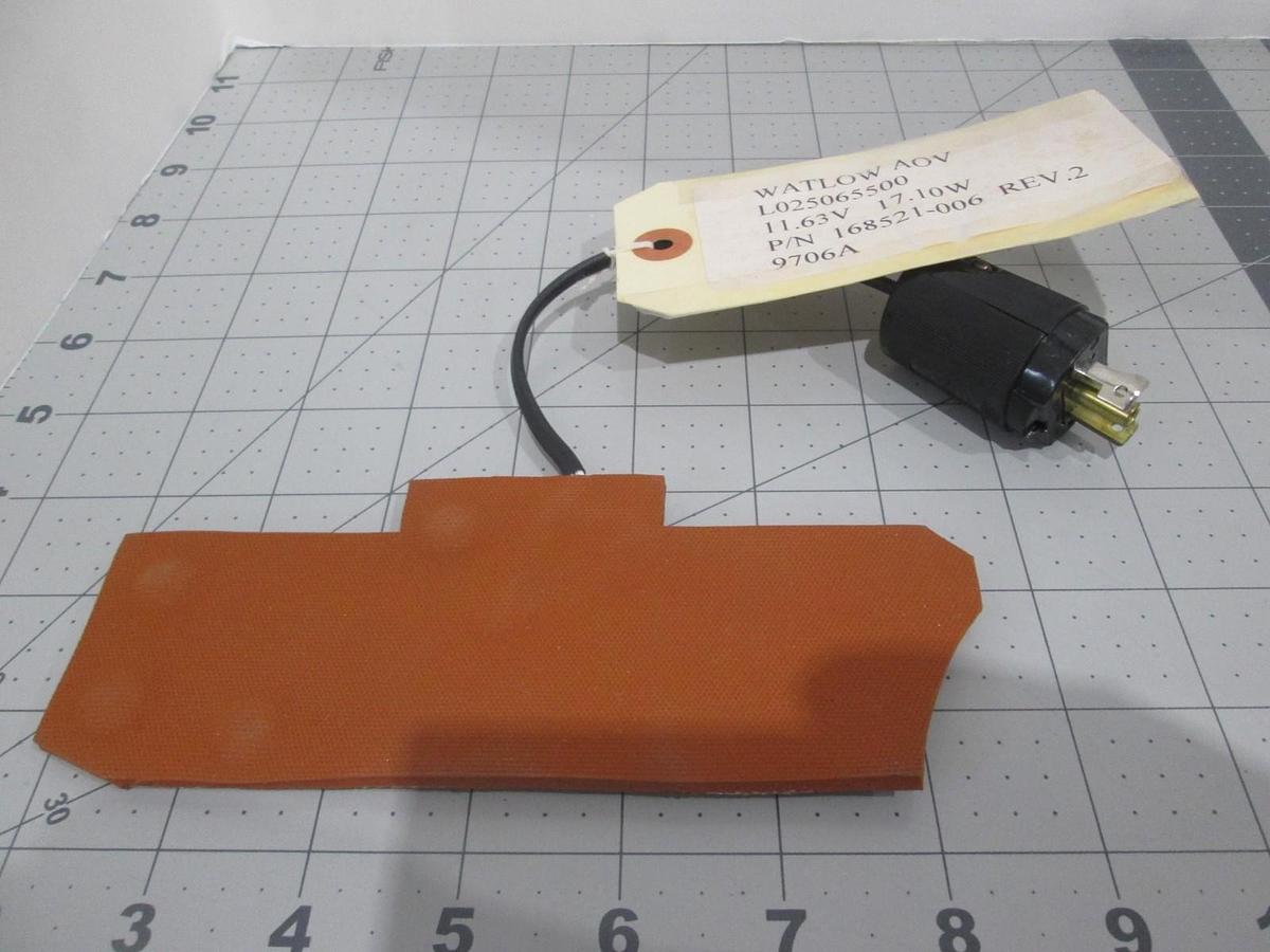 Used Watlow, L018052500U, Heater Jacket for MKS 148 Valve, 28V, 25W, New