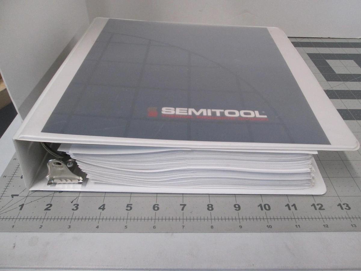Used Semitool, Electrical, Mechanical Drawings, 108446,-7,-8, Volume 3 Part 2, Used