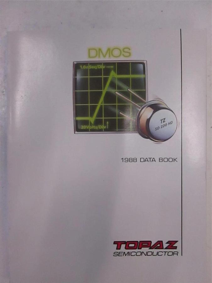 Used Topaz Semiconductor DMOS Databook 1988, Used