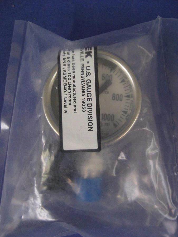 Ametek IPS-200-24SG Indicating Pressure Switch, Cleanroom, 0-1000 psi