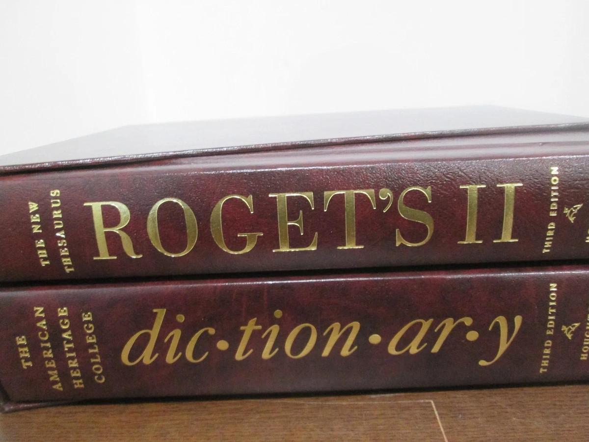 Used The American Heritage College, Dictionary/ Rogets II, Third Edition, New