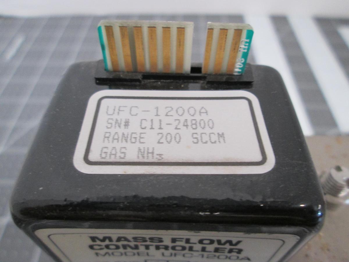 Used UNIT Instrument, UFC-1200A Mass Flow Controller NH3 200 SCCM  