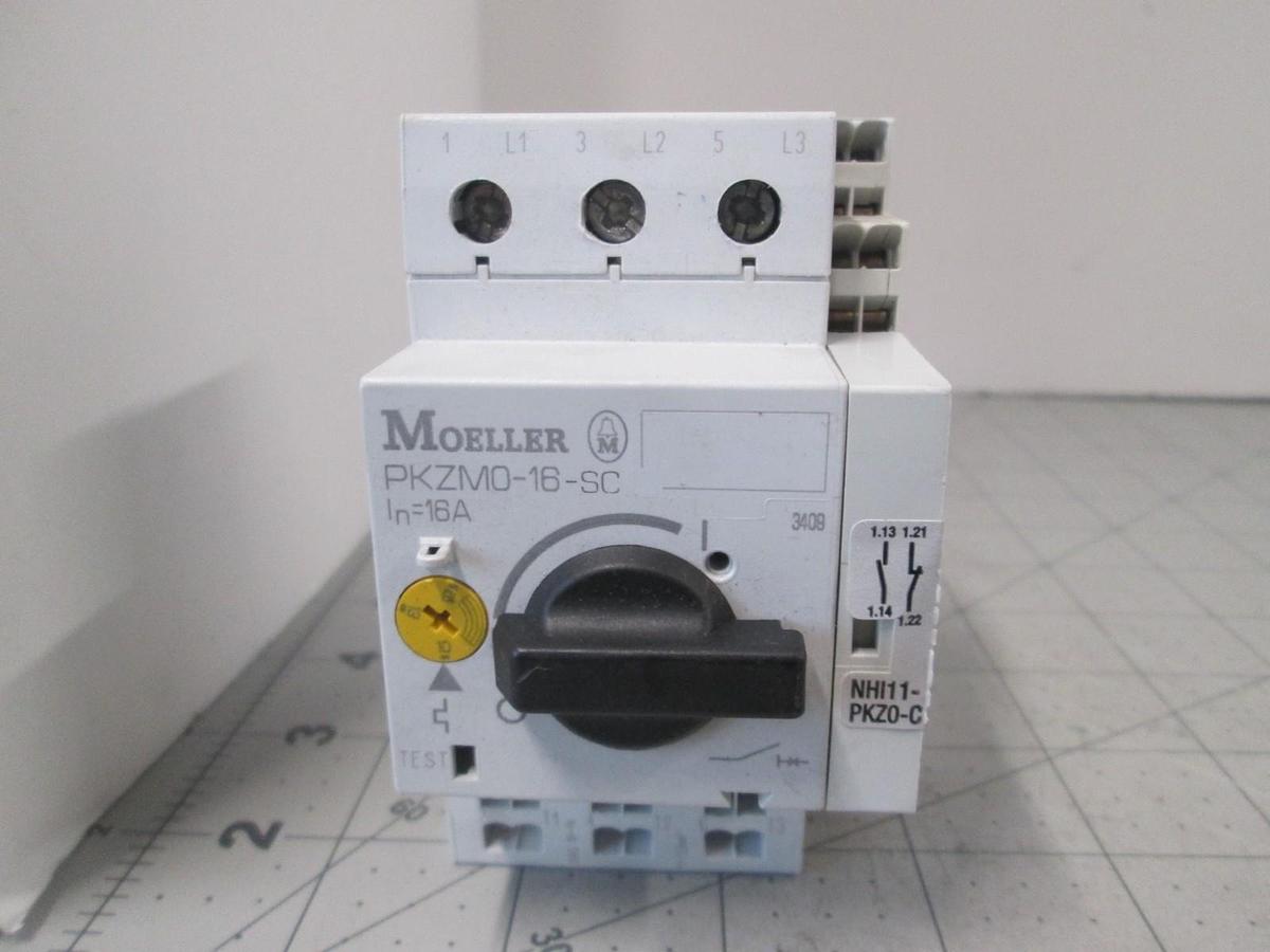 Used Moeller, PKZM0-16-SC, Motor Starter, New