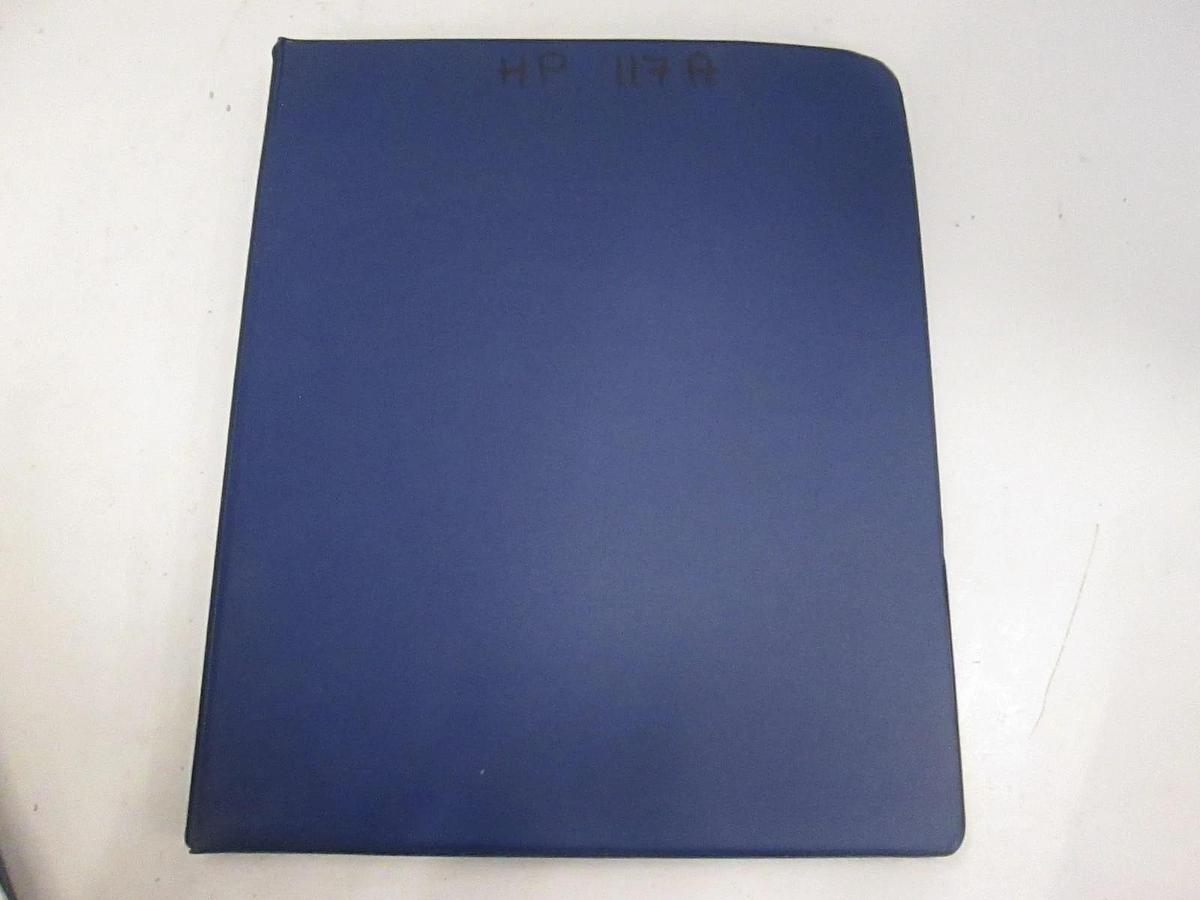 Used HP VLF Comparator 117A Operating and Service Manual, Used