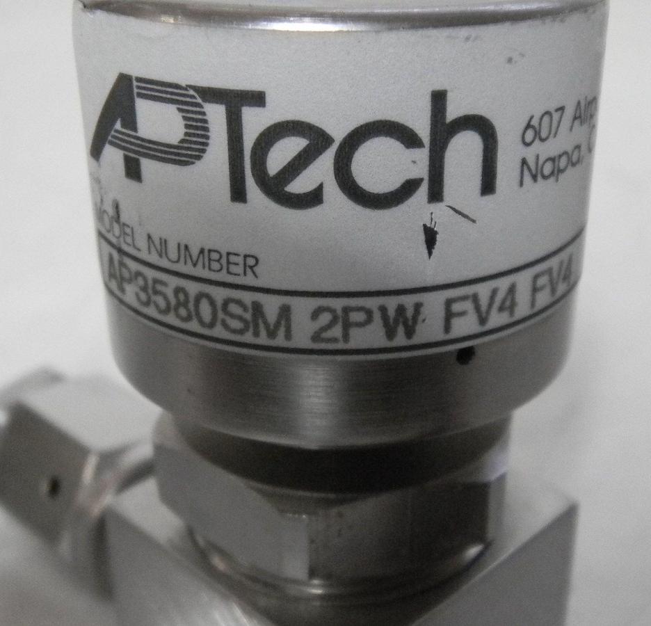 Used Aptech AP3580SM 2PW FV4 FV4 Valve, N/O, 1/4" FVCR, Used