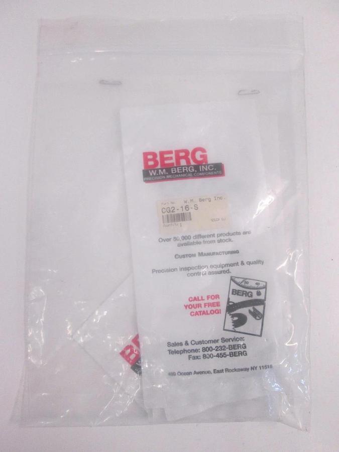 W.M. BERG CG2-16-S Split Hub Clamp, Aluminum, Lot of 3 NEW