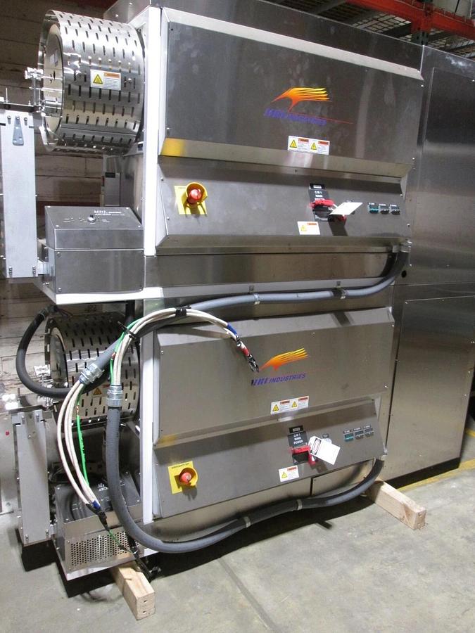 Used Sandvik MRL HT 1012 2 tube mini batch LHL furnace 2 stack, used, complete