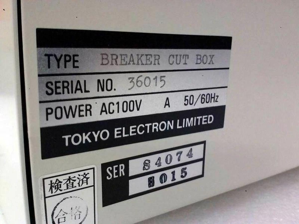 Used TEL Tokyo Electron Breaker Cut Box, Used