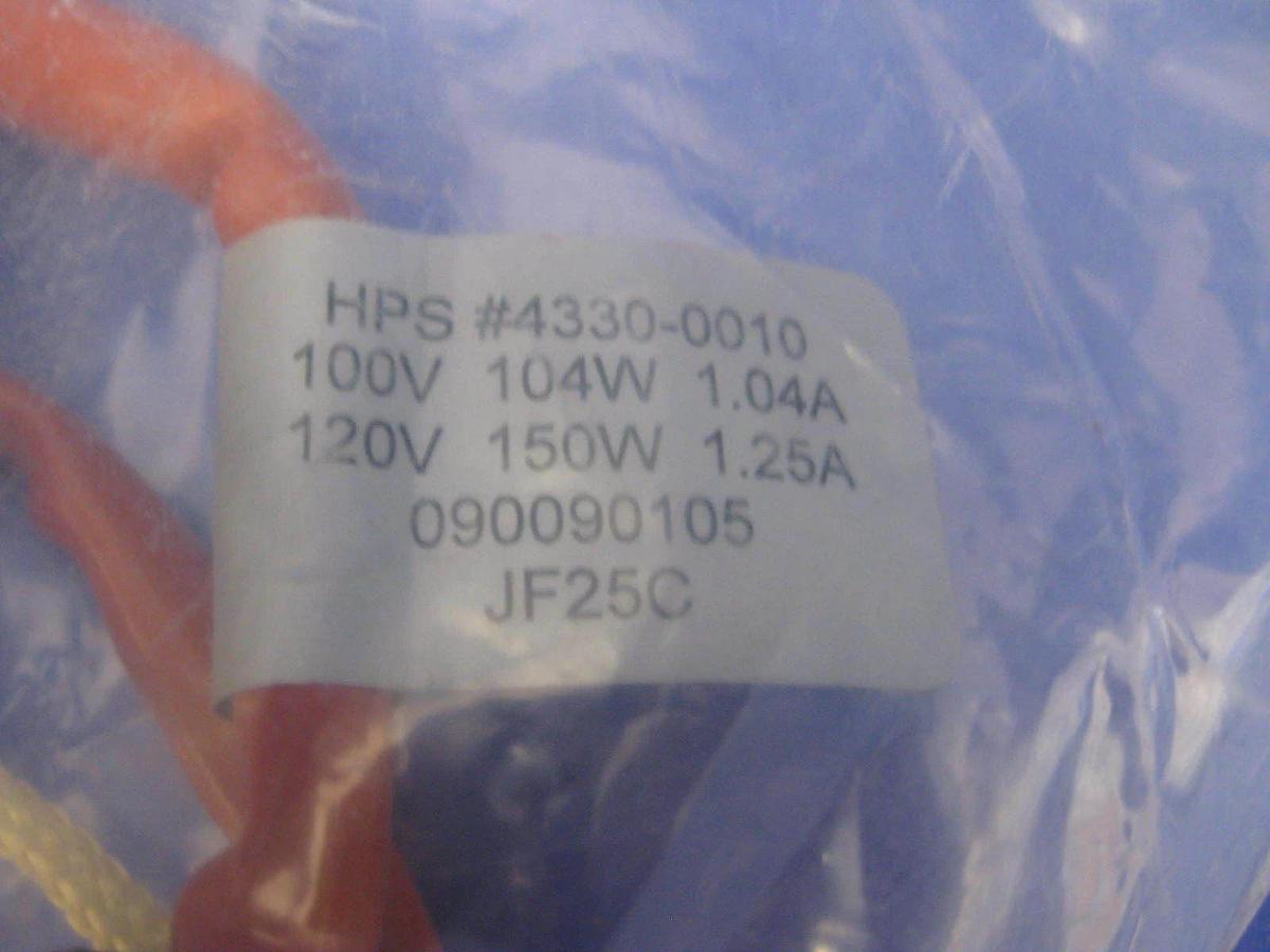 Used HPS 4330-0010 Heater Jacket for 3" 90° Elbow Vacuum Pipe,