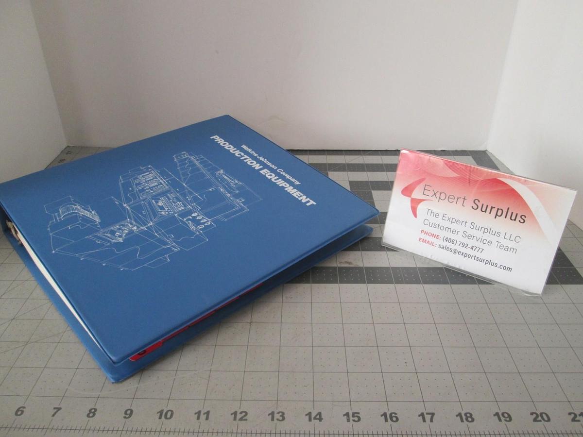 Used Watkins Johnson, Wafer Handling System WJ 996-11 Hardware Manual, Used