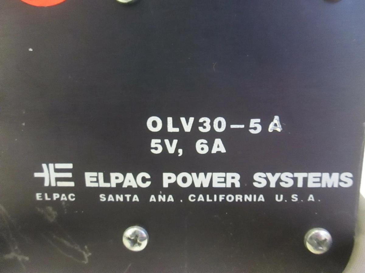 Used Elpac Power Systems, OLV30-5 Power Supply, Used
