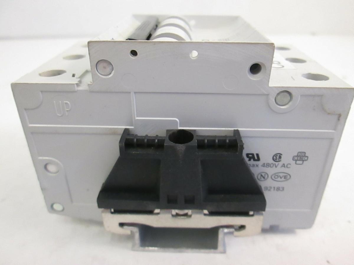 Used Siemens Circuit Breaker, 5SX23 C50, 3 Pole 480VAC, Used