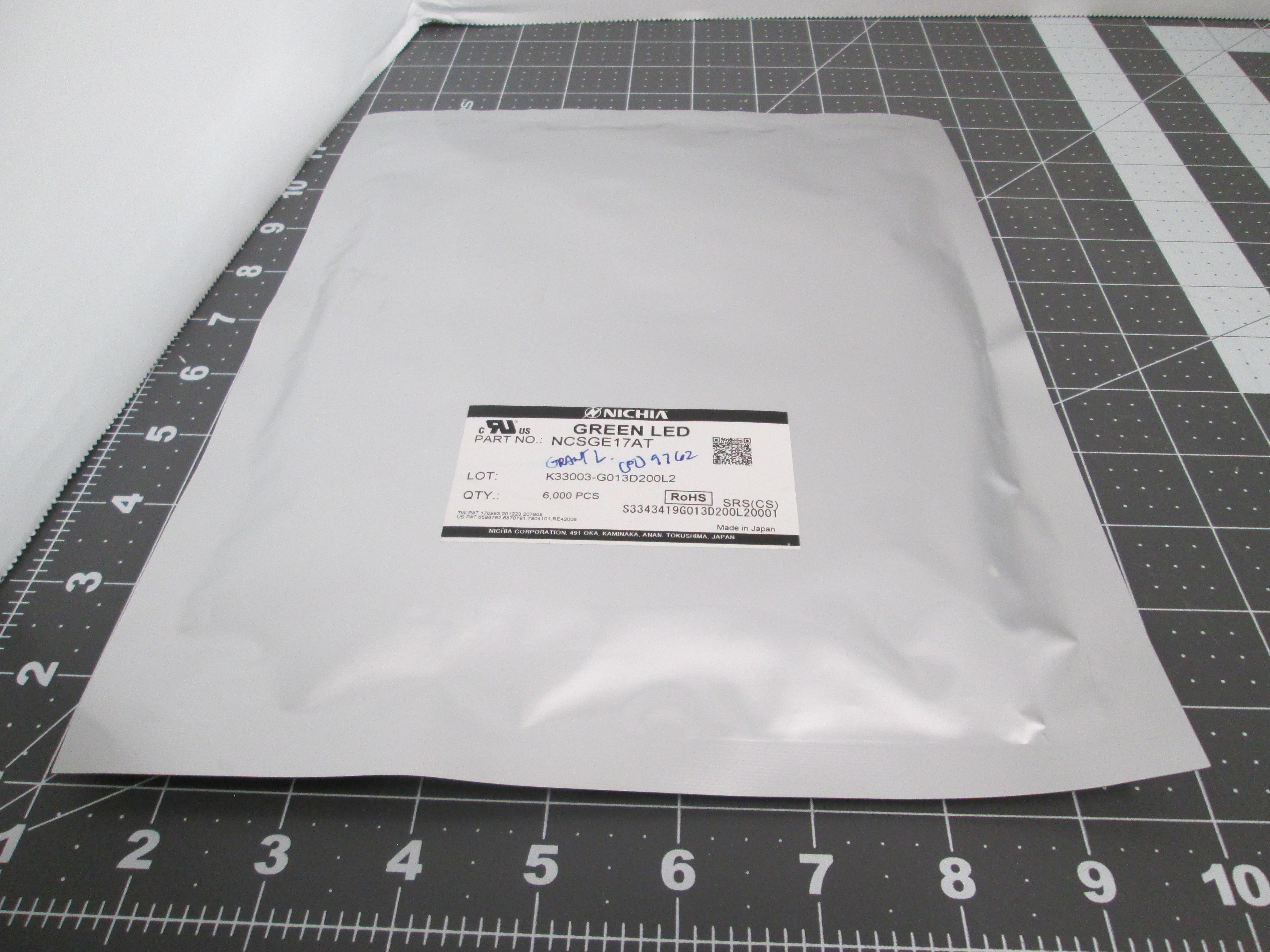 Nichia, NCSGE17AT, GREEN LED 6000PCS Reel SMD Horticulture New Japan RoHS