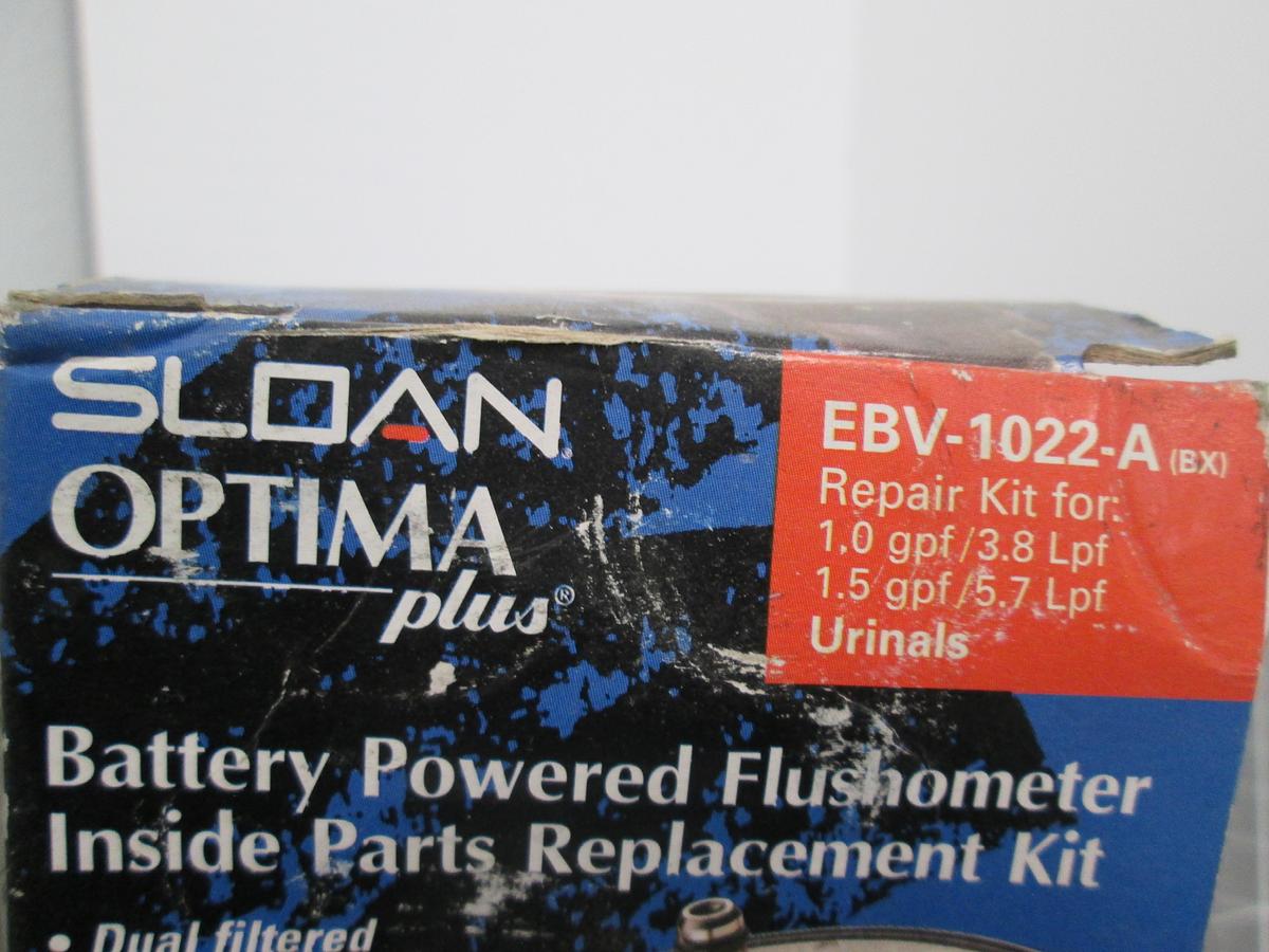 Sloan Optima Plus, EBV-1022-A, 3325000 Flushometer Repair Kit Lot of 2