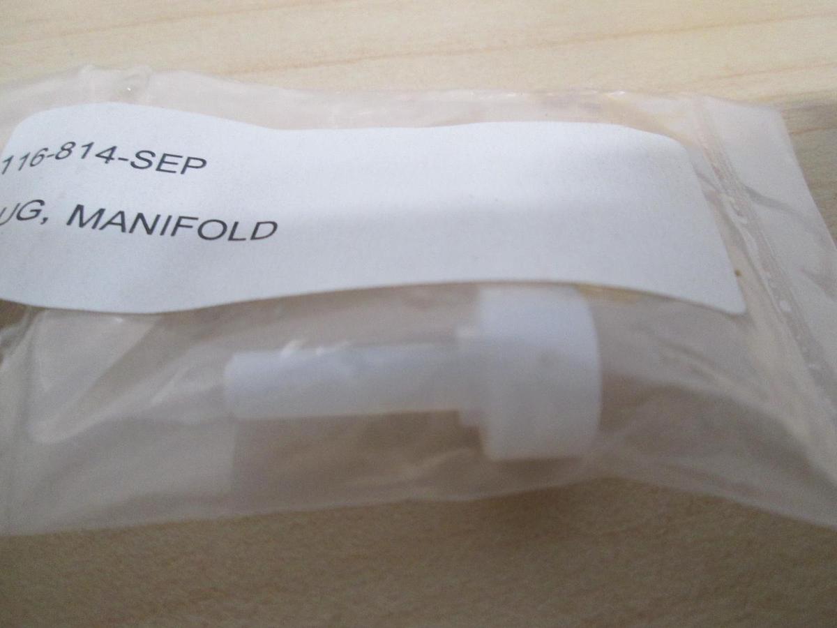 Used ASML, Plug, Manifold, 116-814, New. Lot of 50