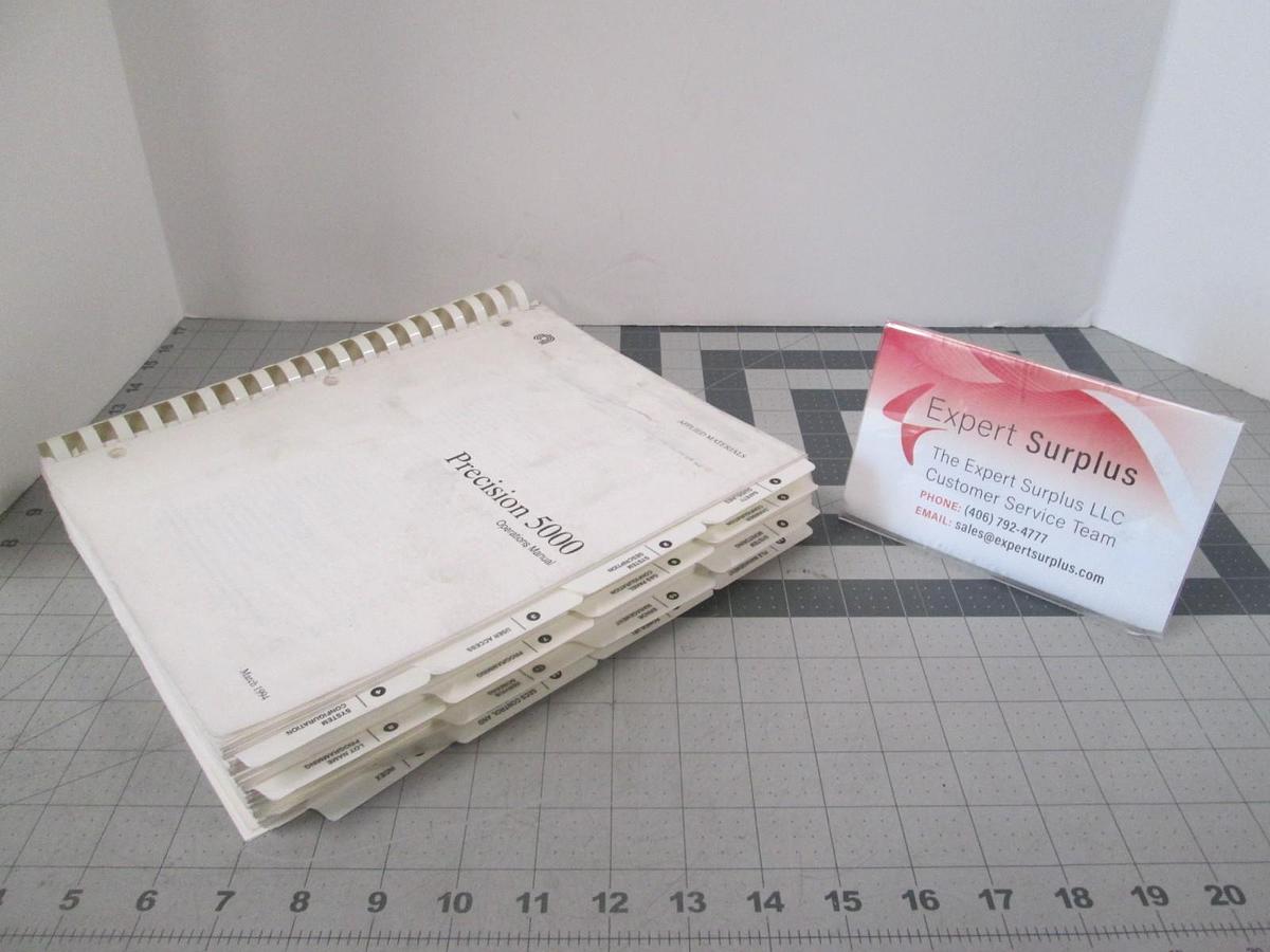 Used AMAT, Precision 5000, Operations Manual, Used