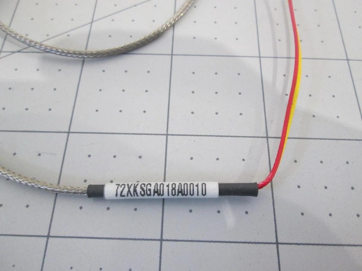 Used Watlow, 72XKSGA018A0010, Thermocouple w/ Pipe Clamp, K Type, 7/16-25/32, New
