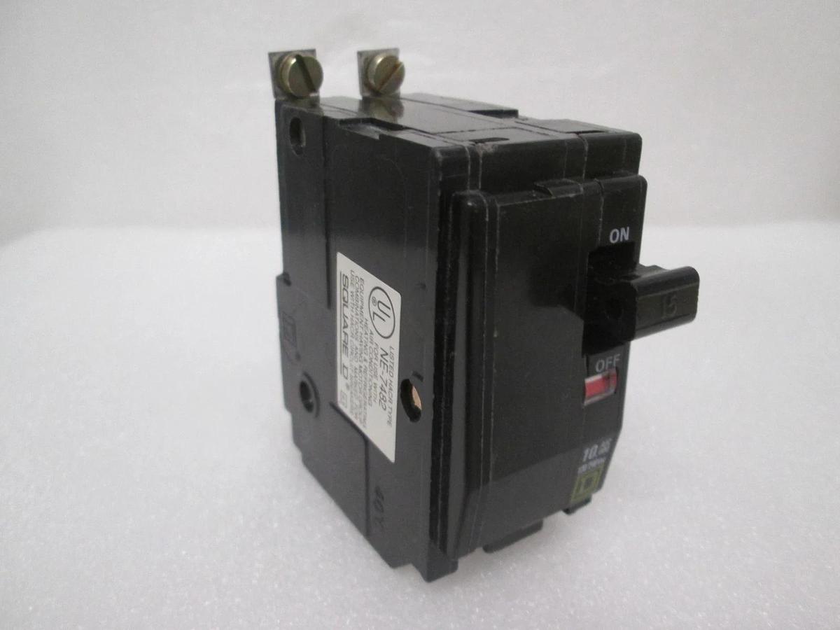 Square D, 2 Pole, HACR Type, Circuit Breaker, NE-7478, New