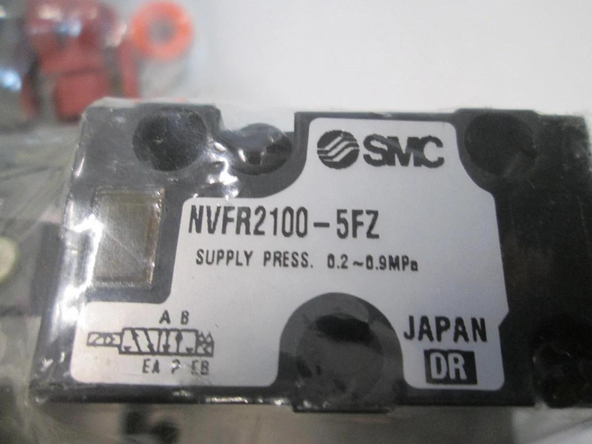SMC, NVFR2100-5FZ, Solenoid Pilot Valve Assy, New, Lot of 2