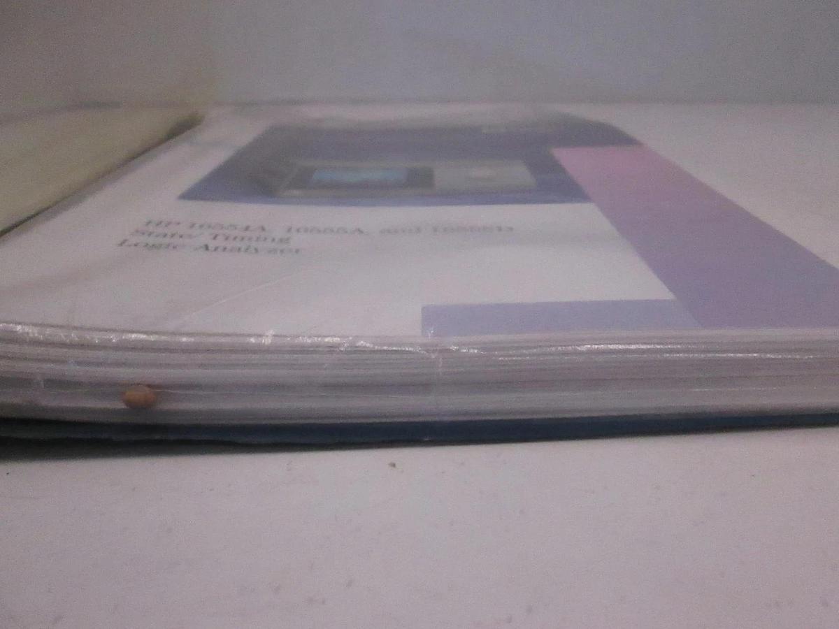 Used HP 16554A,16555A,16555D State/Timing Logic Analyzer User's Reference, Used