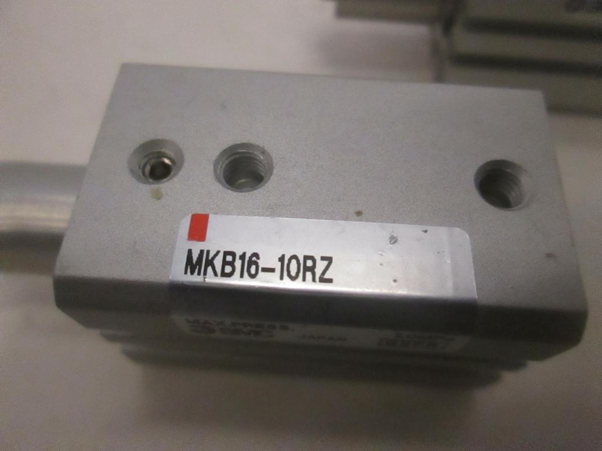 Used SMC, Rotary Clamp Cylinder, MKB16-10RZ, Used, Lot of 2
