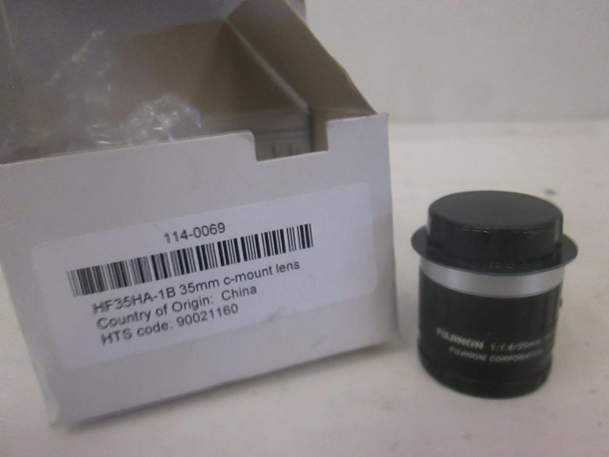 Fujinon HF35HA-1B 1:1.6, 35mm, C-Mount, New