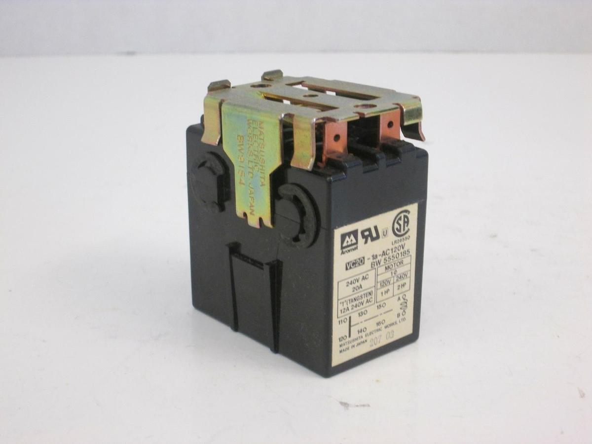 Used Matsushita VC20-1a-AC120V-BW 5550185, 240V AC