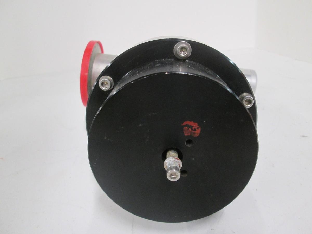 Used MKS HPS, NW 50 Right Angle Gate Valve, 2 Stage, Cleaned, Used