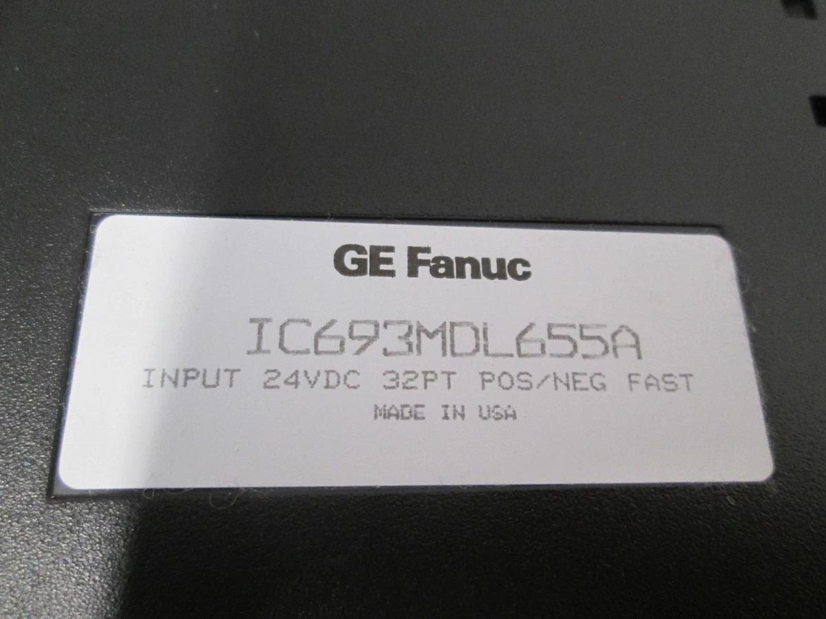 Used GE Fanuc, IC693MDL655G, Input 24VAC/VDC 32PT, Controller, Used