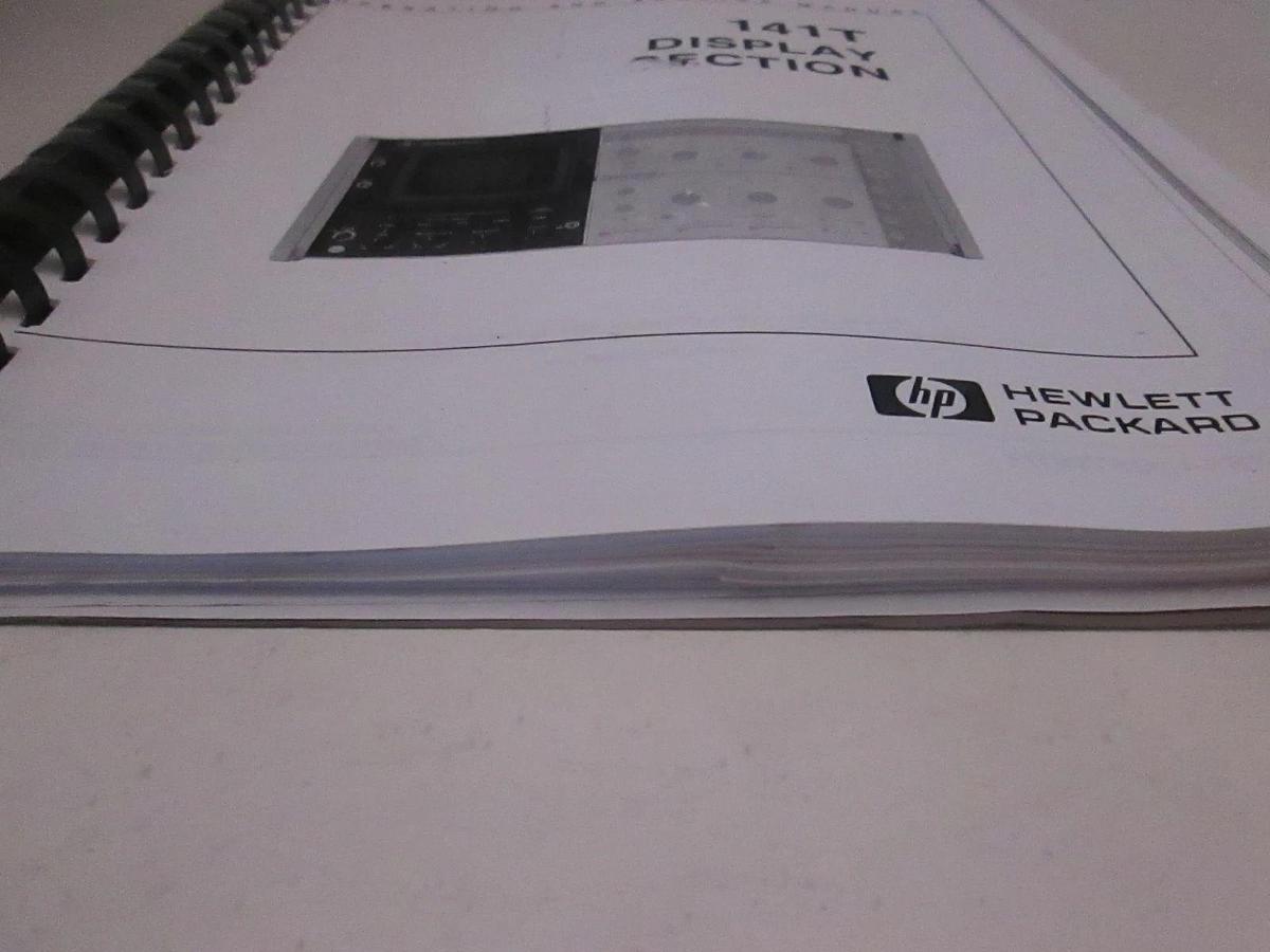 Used HP 141T Display Section Operating and Service Manual, Used