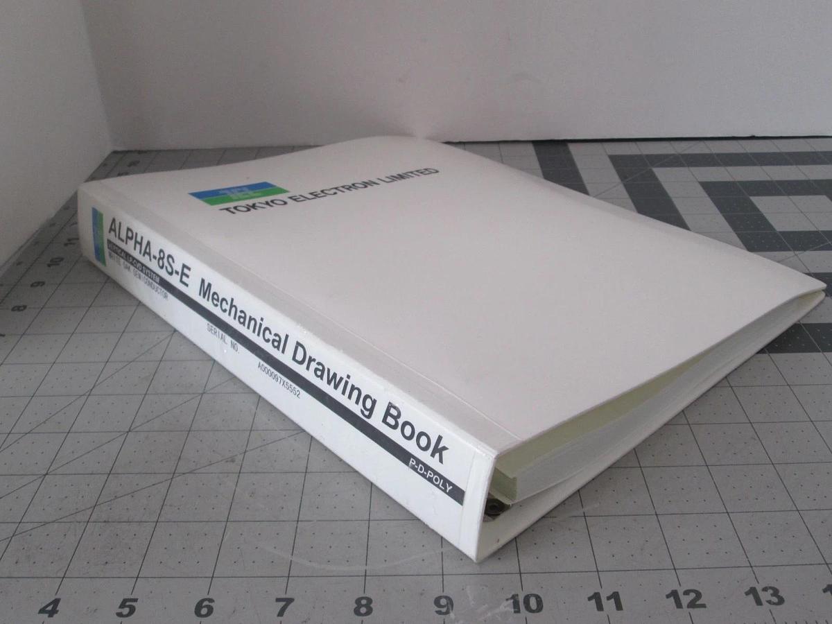 Used TEL Tokyo, ALPHA-8S-E, Mechanical Drawing Book P-D-Poly, Used