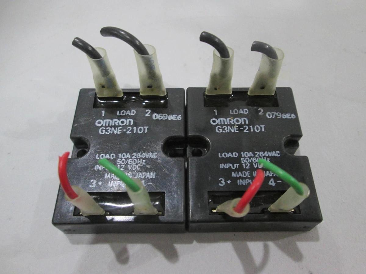 Used Omron, G3NE-210T, Solid State Relay, Used, Lot of 2