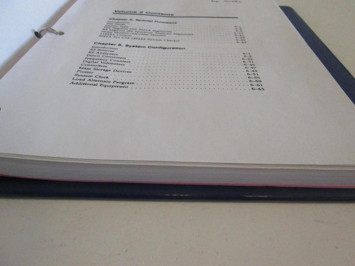 Used HP 3048A Volume 2, Used
