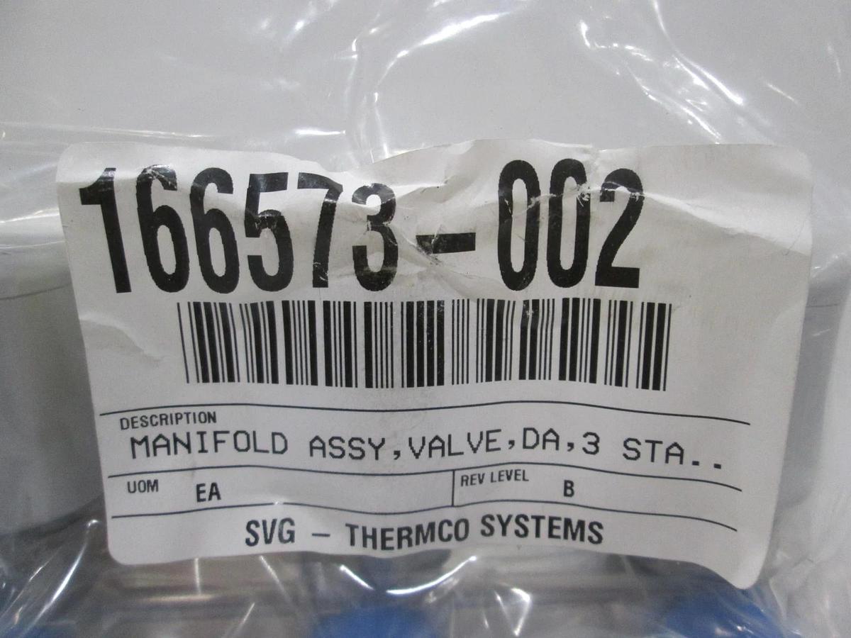 SVG VTR, 166573-002, Manifold Assy, Valve, DA, 3 Stage, New