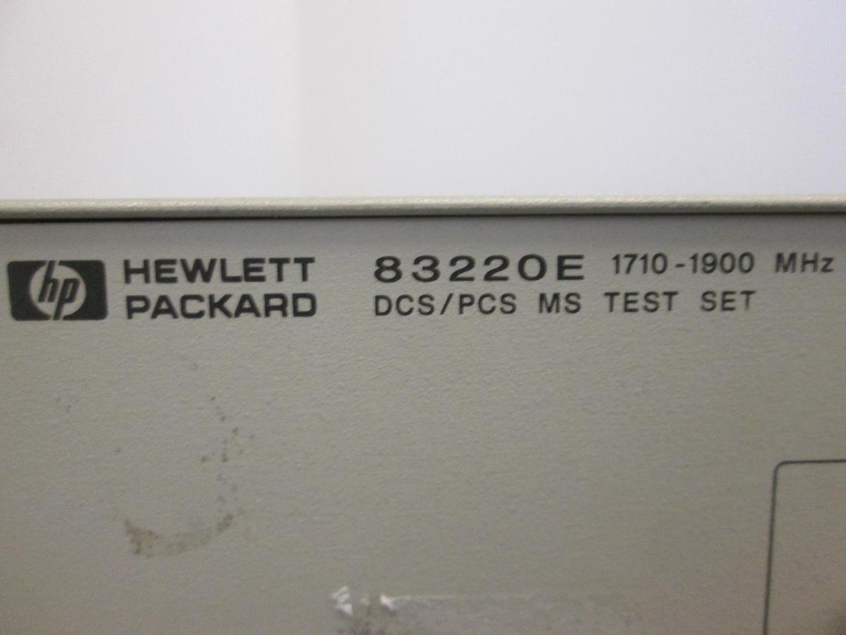 Used Hewlett Packard, DCS/PCS MS Test Set 1710-1900 MHz, Model 83220E, Used
