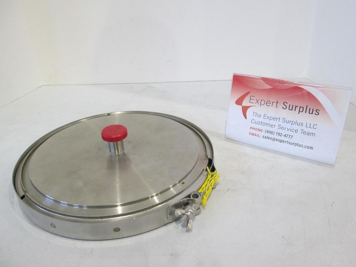 Used MDC, Blankoff Vacuum Plate, 10" Diameter, SST, Used