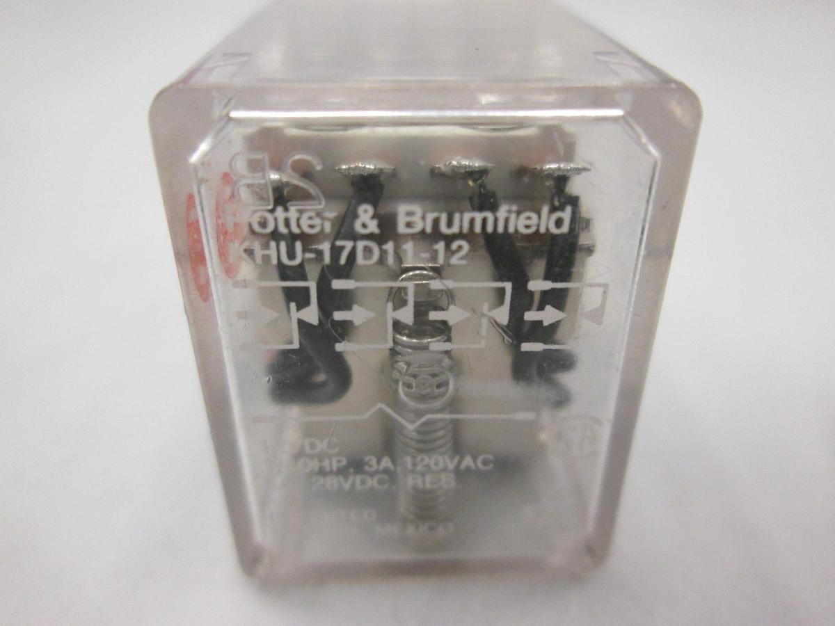 Used Potter & Brumfield, KHU-17D11-12, Relay, 12 DC, Used