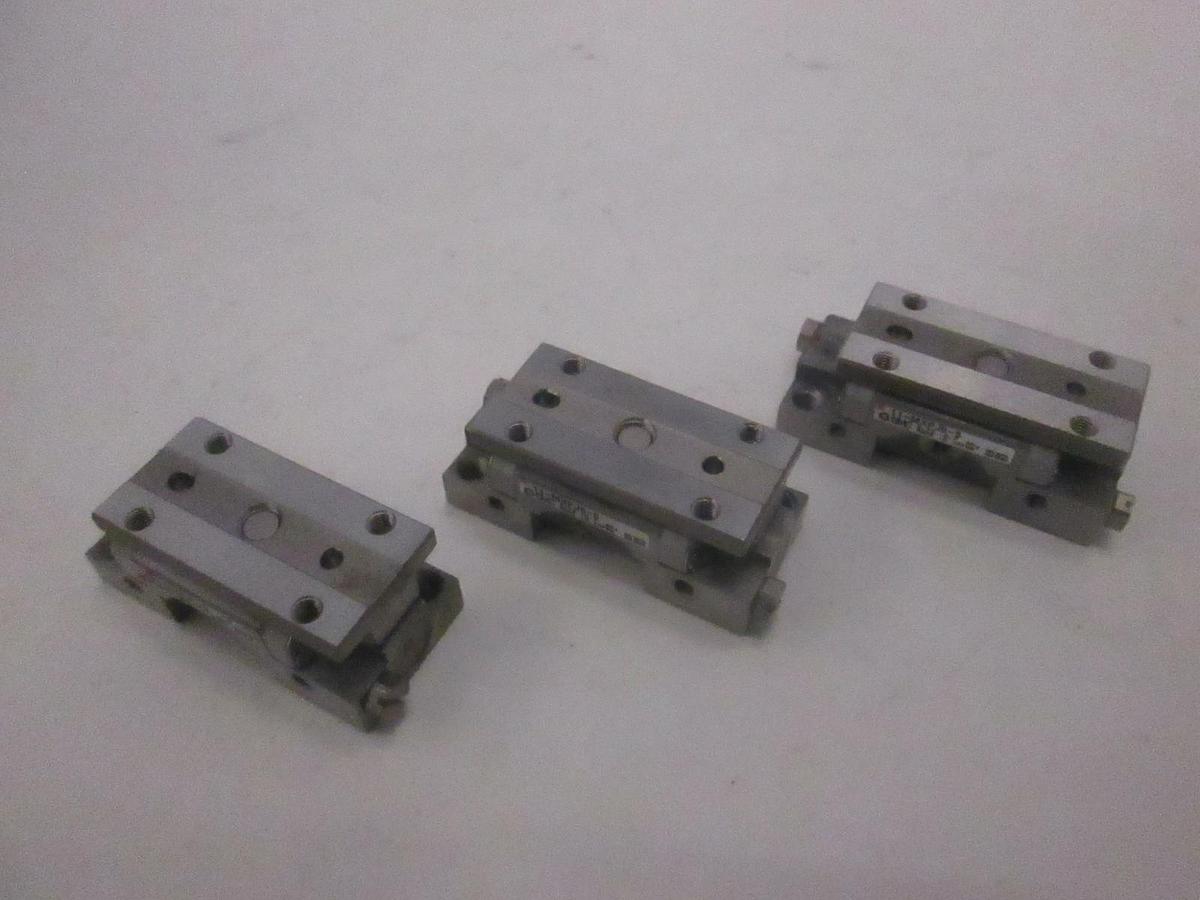 Used SMC, Pneumatic Slide Table, 11-MXPJ6-5, Used, Lot of 3