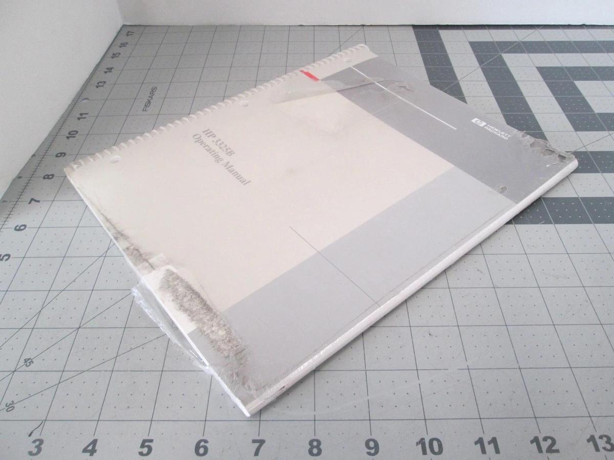 Used Hewlett Packard, HP 3325B, Operating Manual, Used
