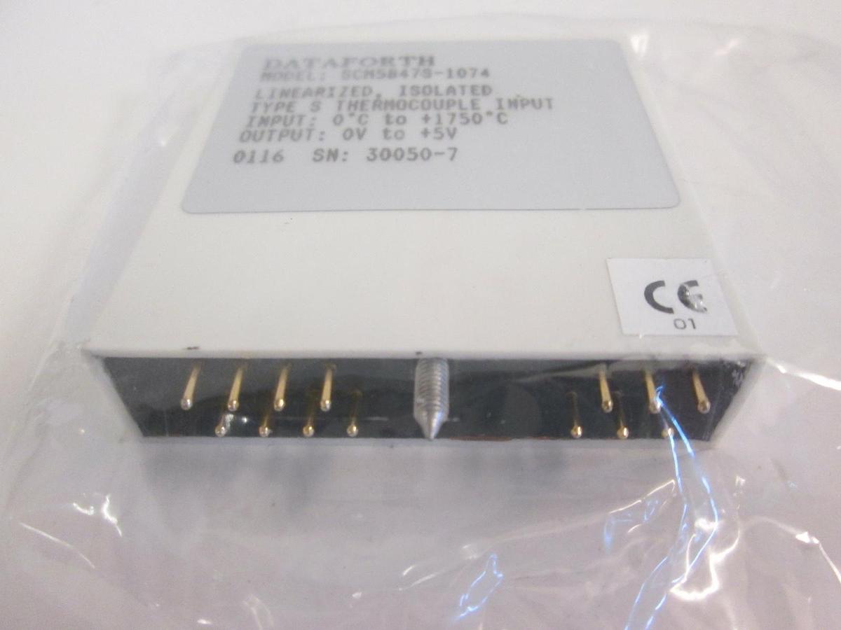 Used DATAFORTH SCM5B47 TYPE S Linearized Isolated Thermocouple Input Module , Used