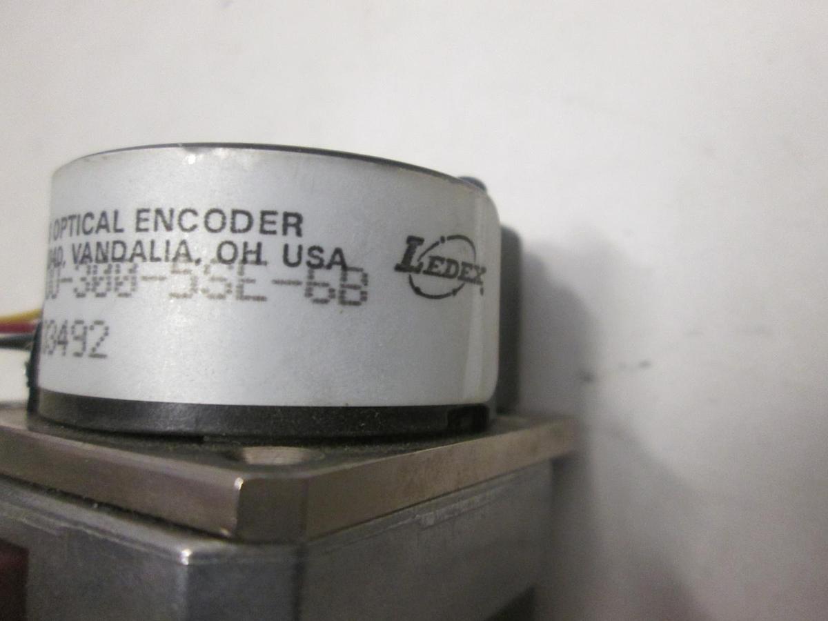 Used Ledex, K1500-300-5SE-6B, ASSY ROTATION MOTOR ENCODER, New